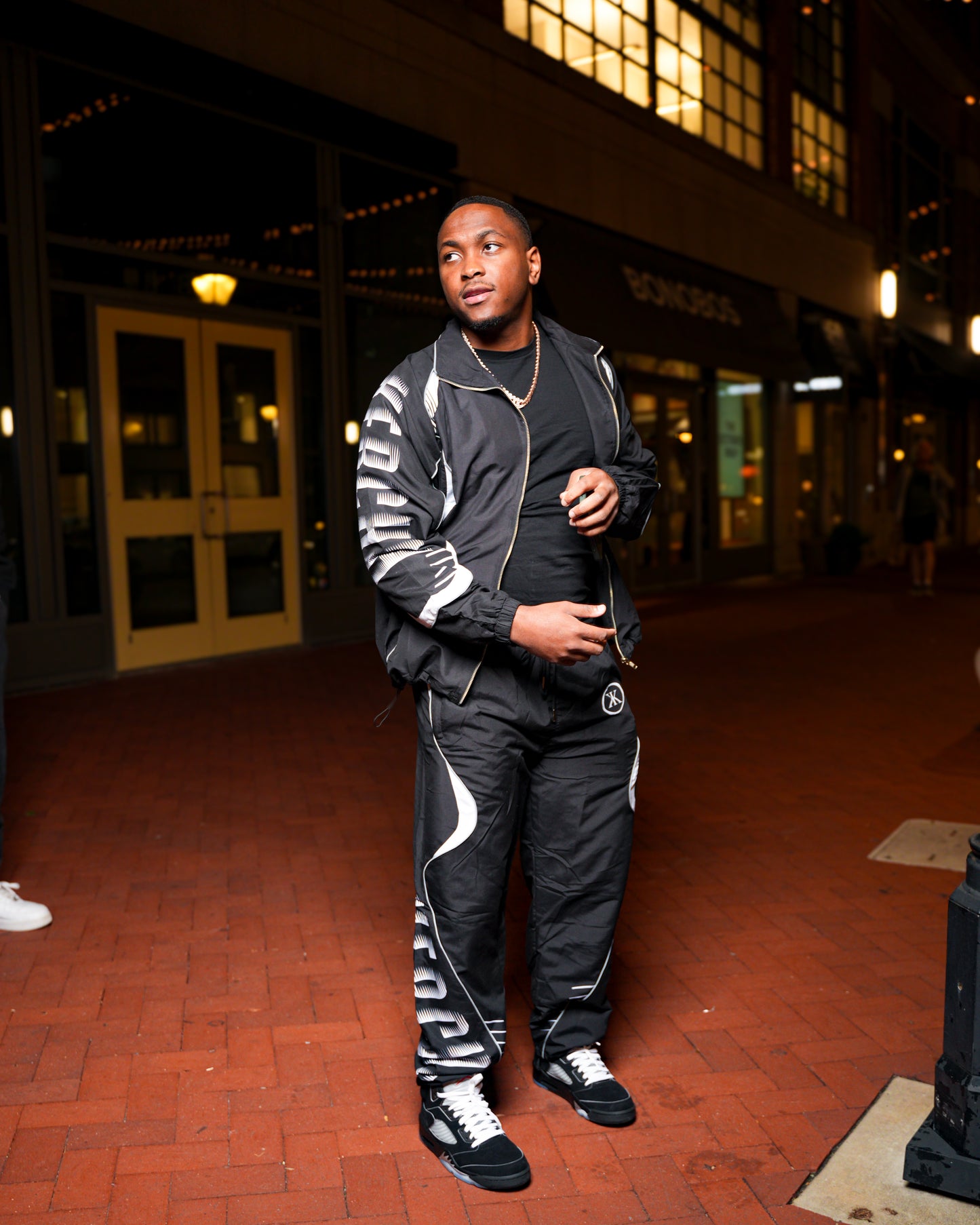 ESSENTIALS NYLON POLYESTER TRACK SUIT