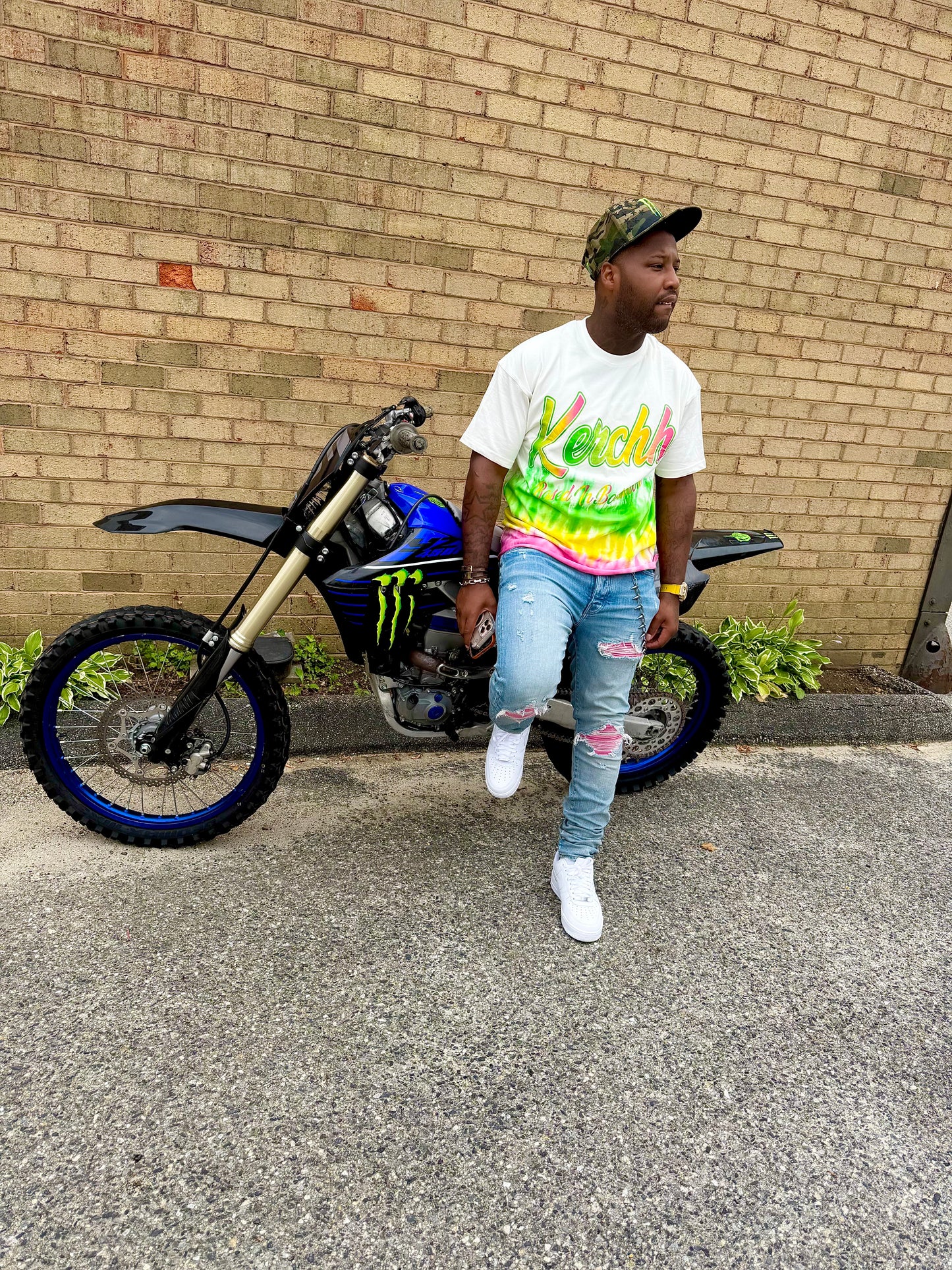 Kerchh Tie-dye tee